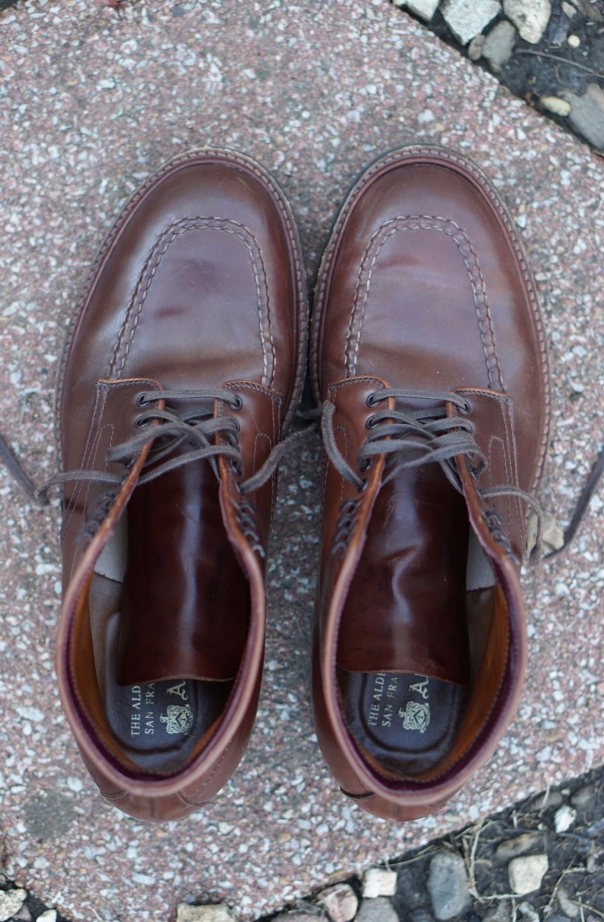 Photo by heavyE on January 5, 2023 of the Alden Indy Boot in Horween Color 4 Shell Cordovan.