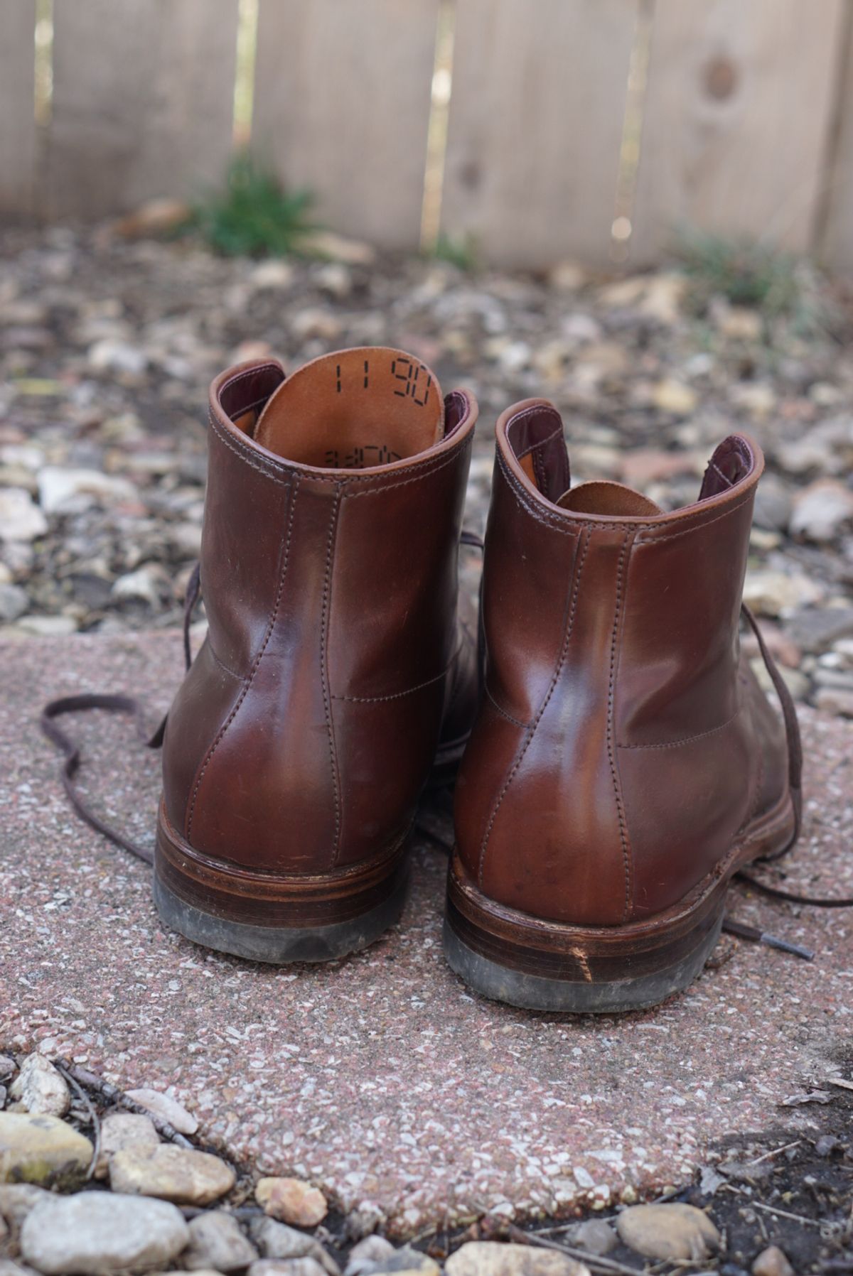 Photo by heavyE on March 5, 2023 of the Alden Indy Boot in Horween Color 4 Shell Cordovan.