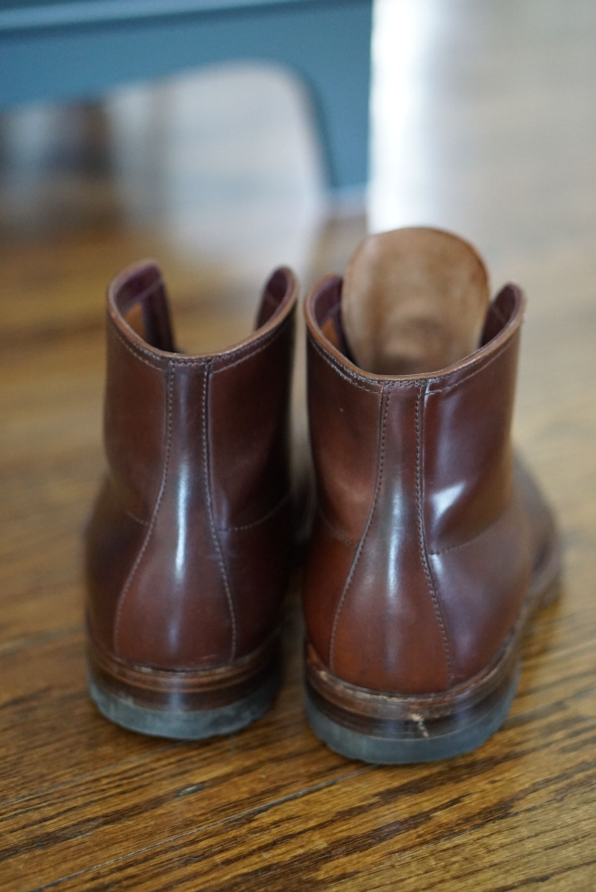 Photo by heavyE on April 1, 2023 of the Alden Indy Boot in Horween Color 4 Shell Cordovan.
