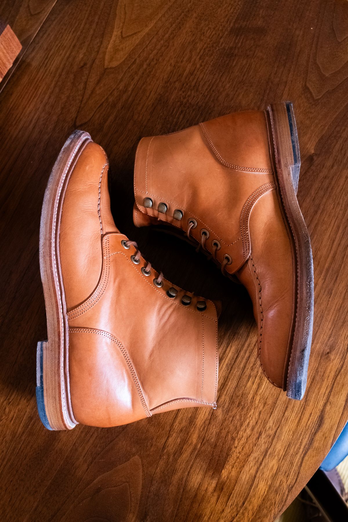 Photo by benjfriedrich on February 5, 2024 of the Grant Stone Ottawa Boot in Badalassi Carlo Natural Minerva.
