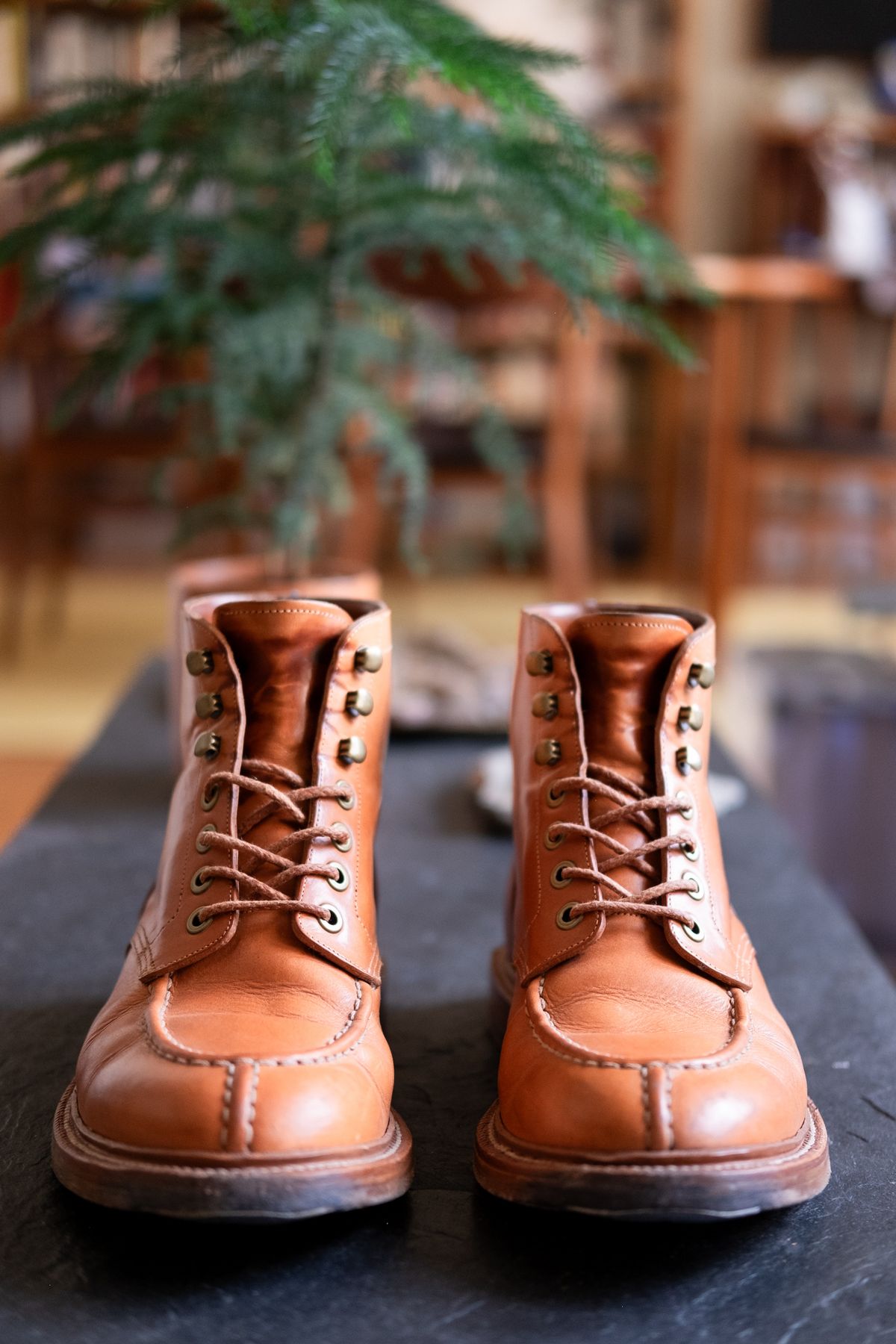 Photo by benjfriedrich on March 5, 2024 of the Grant Stone Ottawa Boot in Badalassi Carlo Natural Minerva.