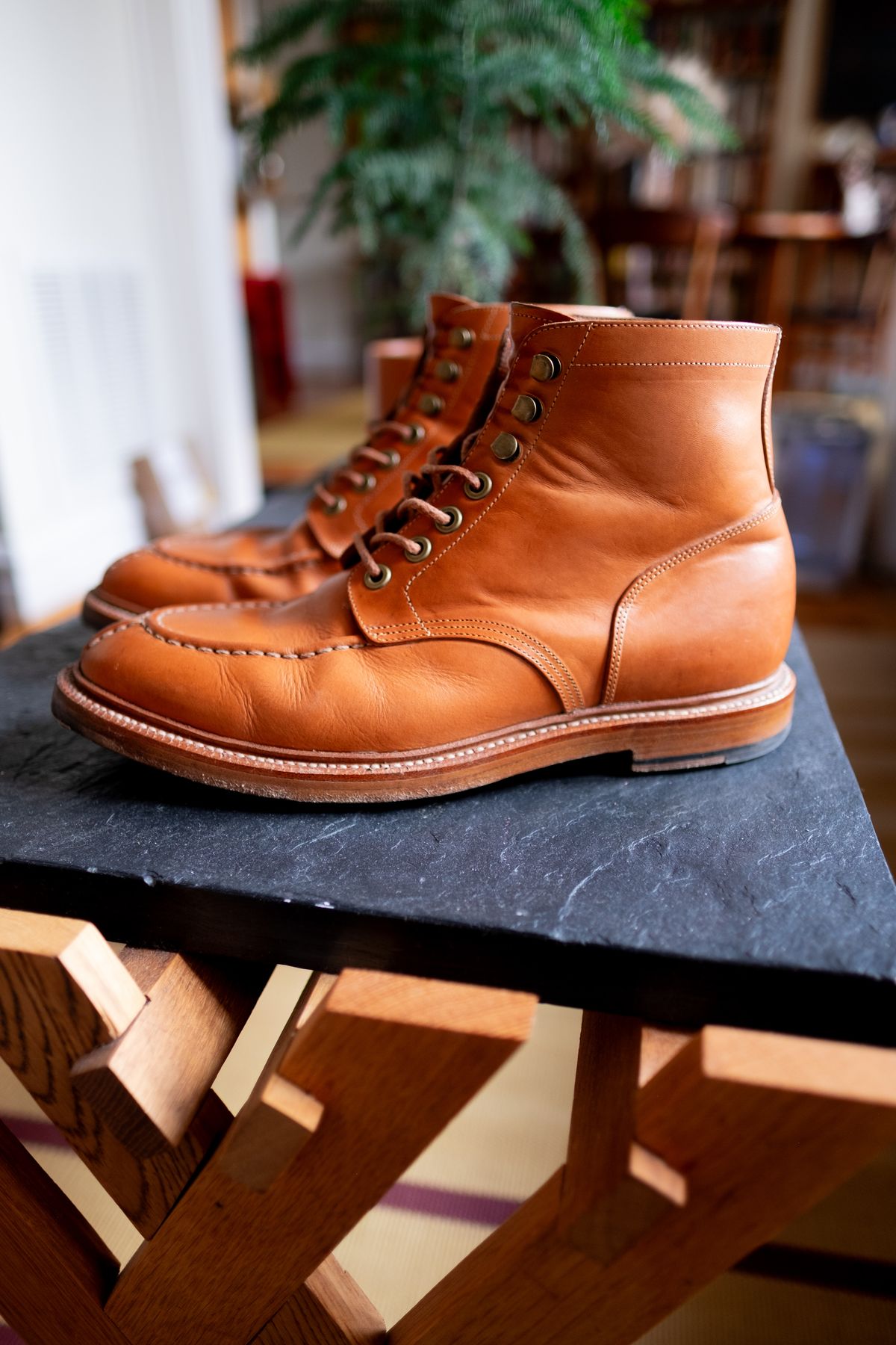Photo by benjfriedrich on March 5, 2024 of the Grant Stone Ottawa Boot in Badalassi Carlo Natural Minerva.