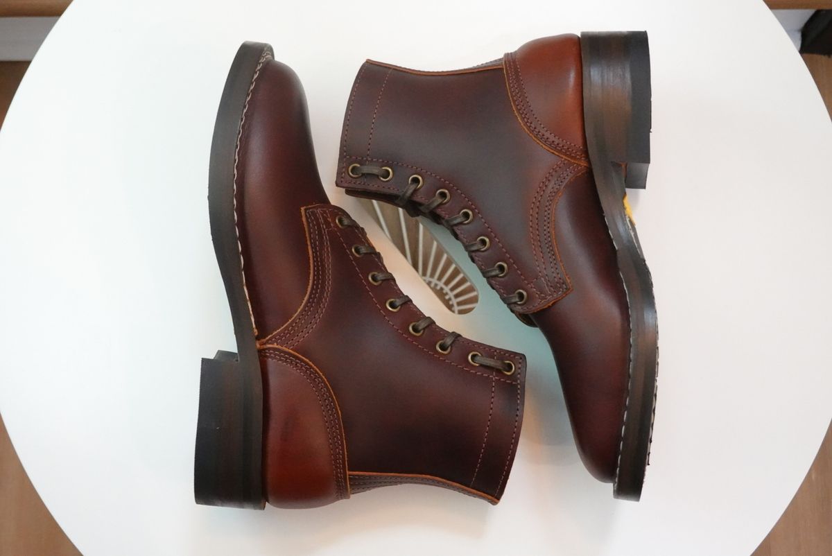 Photo by gertrudes_cat on October 1, 2023 of the Nicks MTO in Wickett & Craig Chestnut Oiled Latigo.