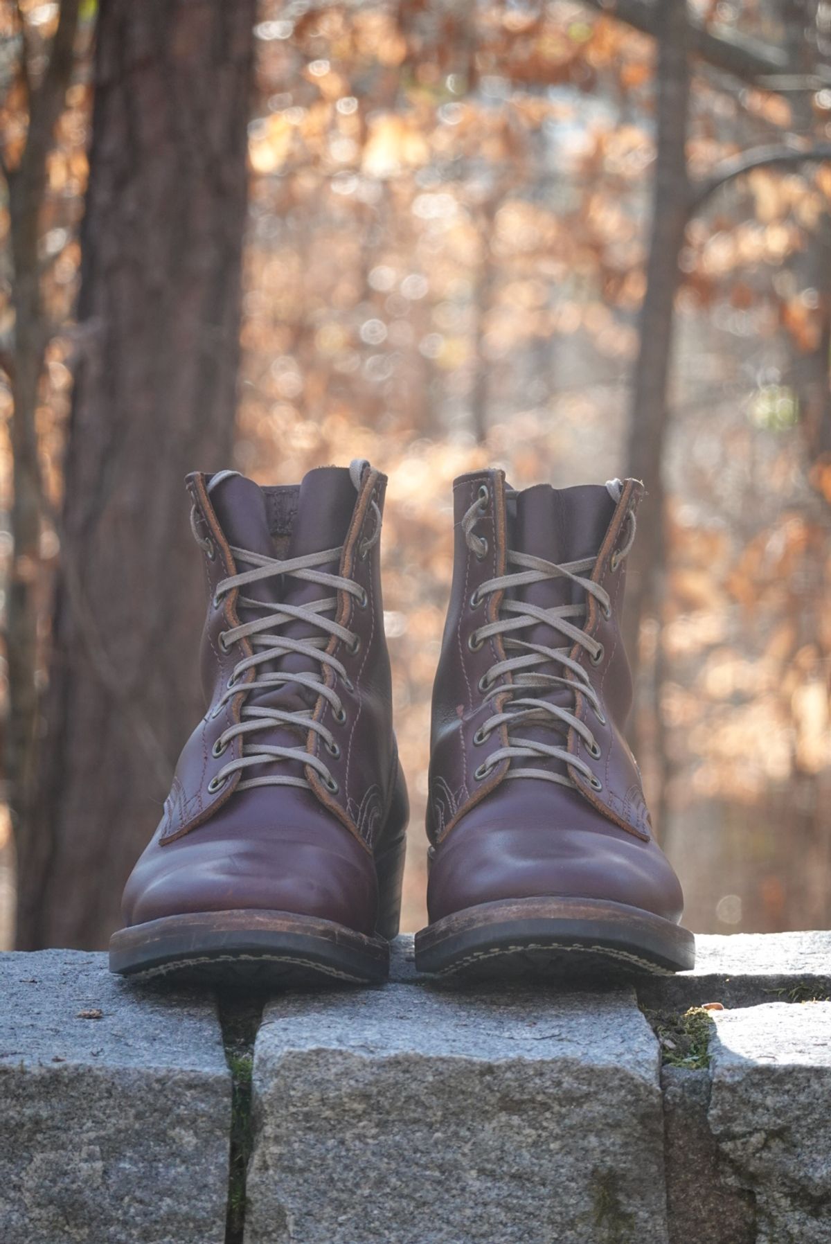 Photo by gertrudes_cat on January 4, 2024 of the Nicks MTO in Wickett & Craig Chestnut Oiled Latigo.