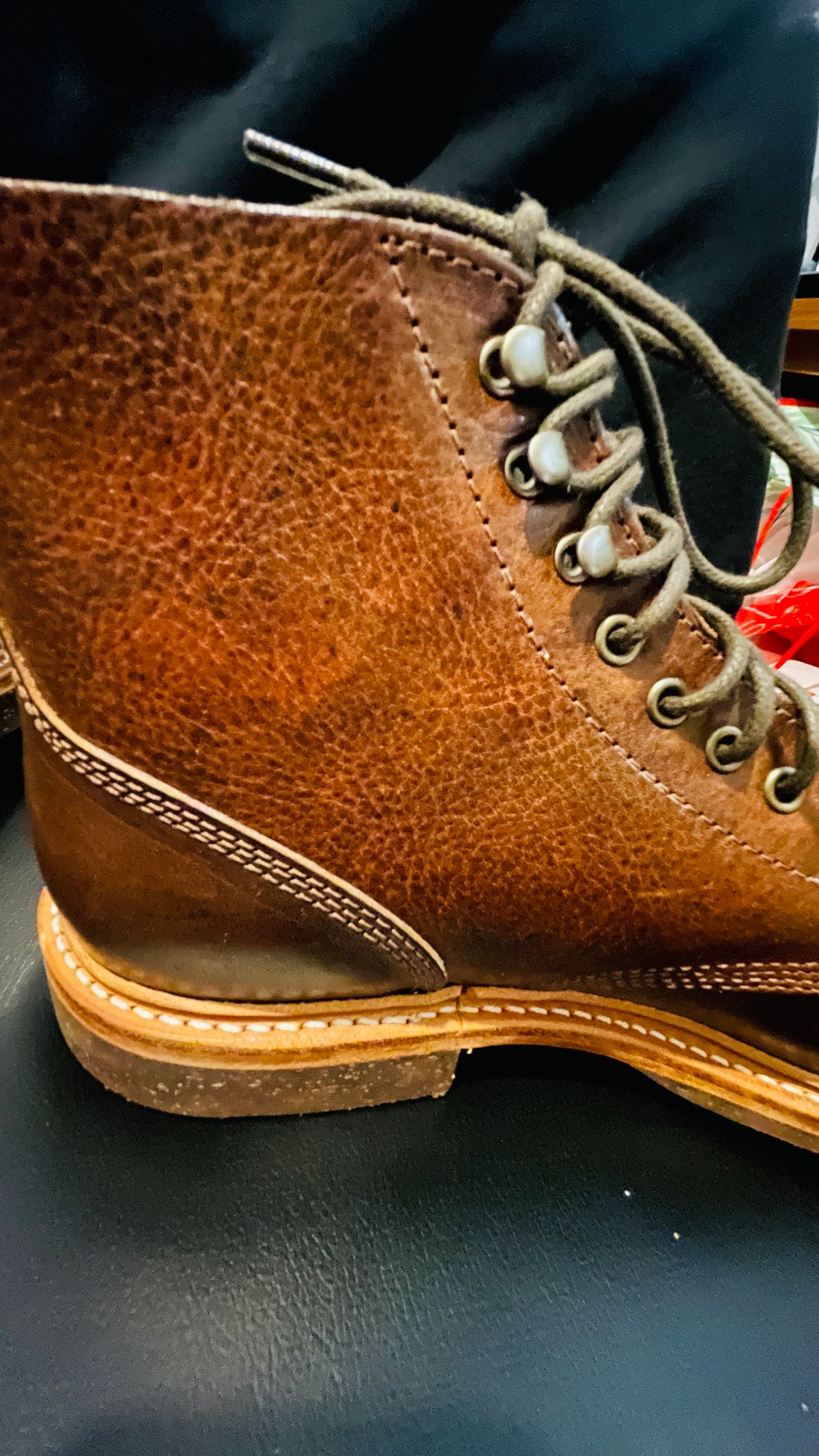 Photo by gertrudes_cat on December 20, 2022 of the Oak Street Bootmakers Field Boot in Badalassi Carlo Nemesi Cotto.