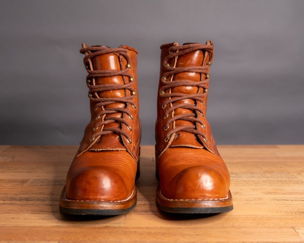 Photo by sawdustandstitch on November 6, 2023 of the Nicks Becca in Horween Natural Dublin.