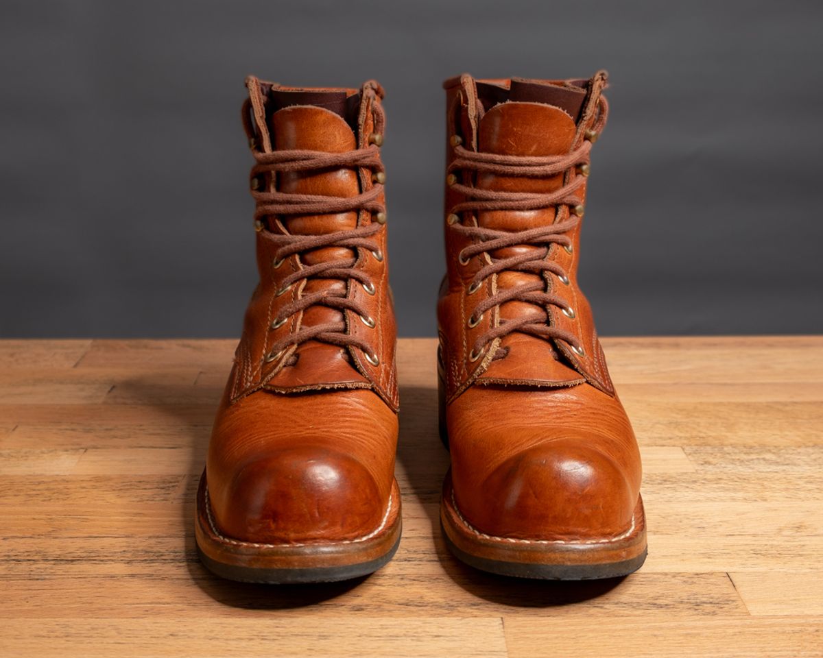 Photo by sawdustandstitch on December 2, 2023 of the Nicks Becca in Horween Natural Dublin.
