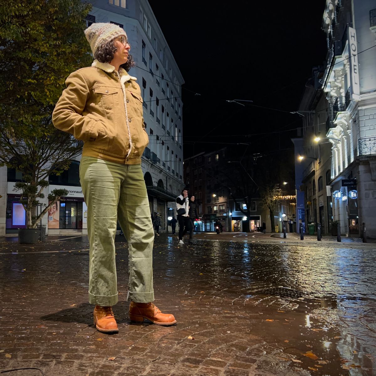 Photo by sawdustandstitch on December 5, 2023 of the Nicks Becca in Horween Natural Dublin.