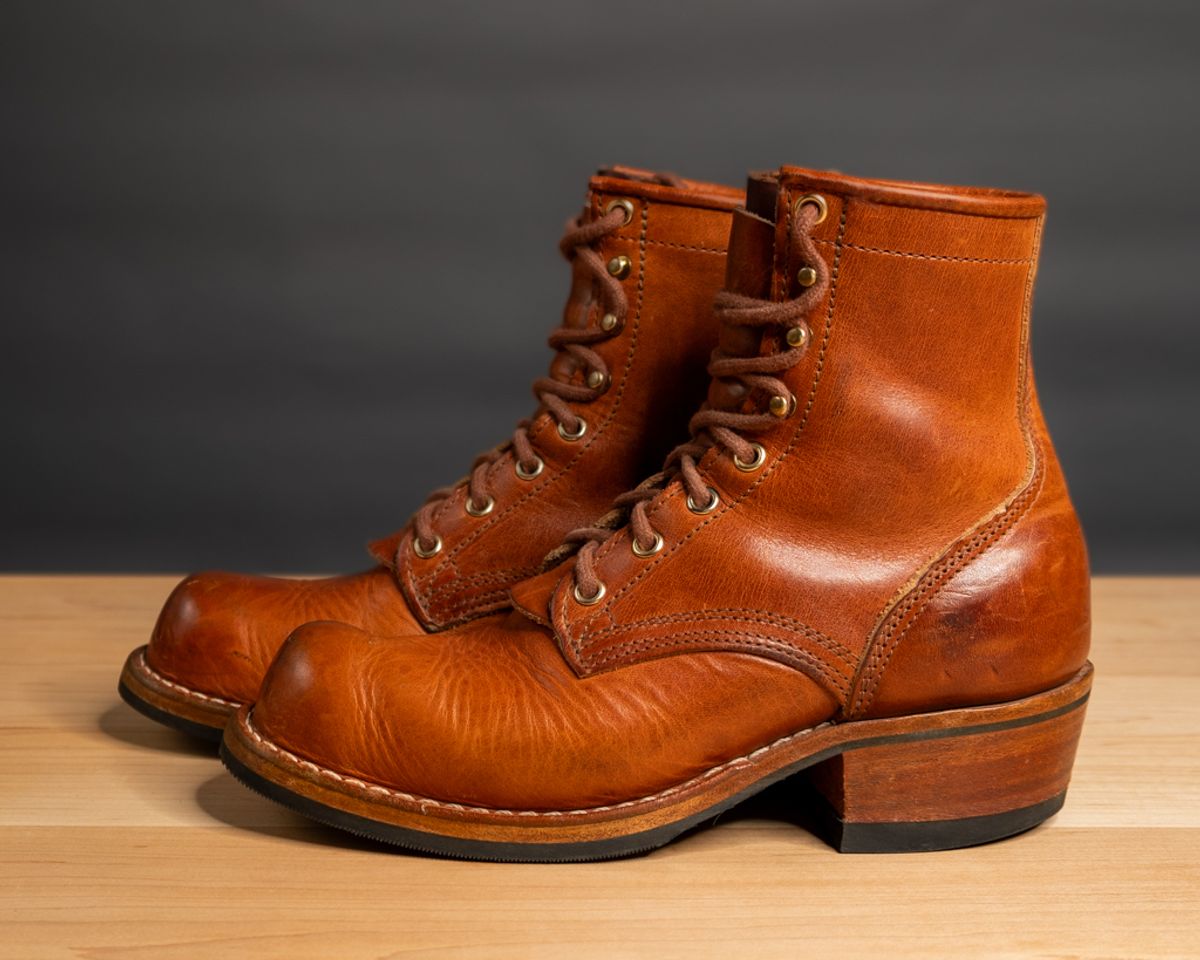 Photo by sawdustandstitch on January 6, 2024 of the Nicks Becca in Horween Natural Dublin.