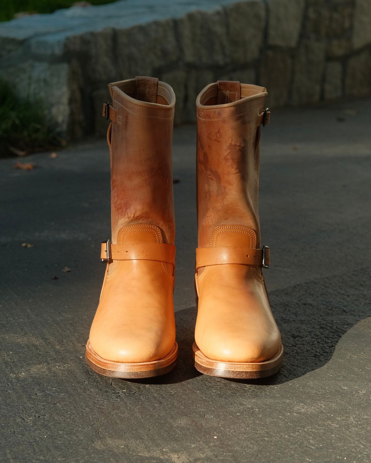 Photo by fr on October 4, 2025 of the Unsung U 22-2 Engineer Boot in Maryam Natural Rovescio Sego Horsebutt.