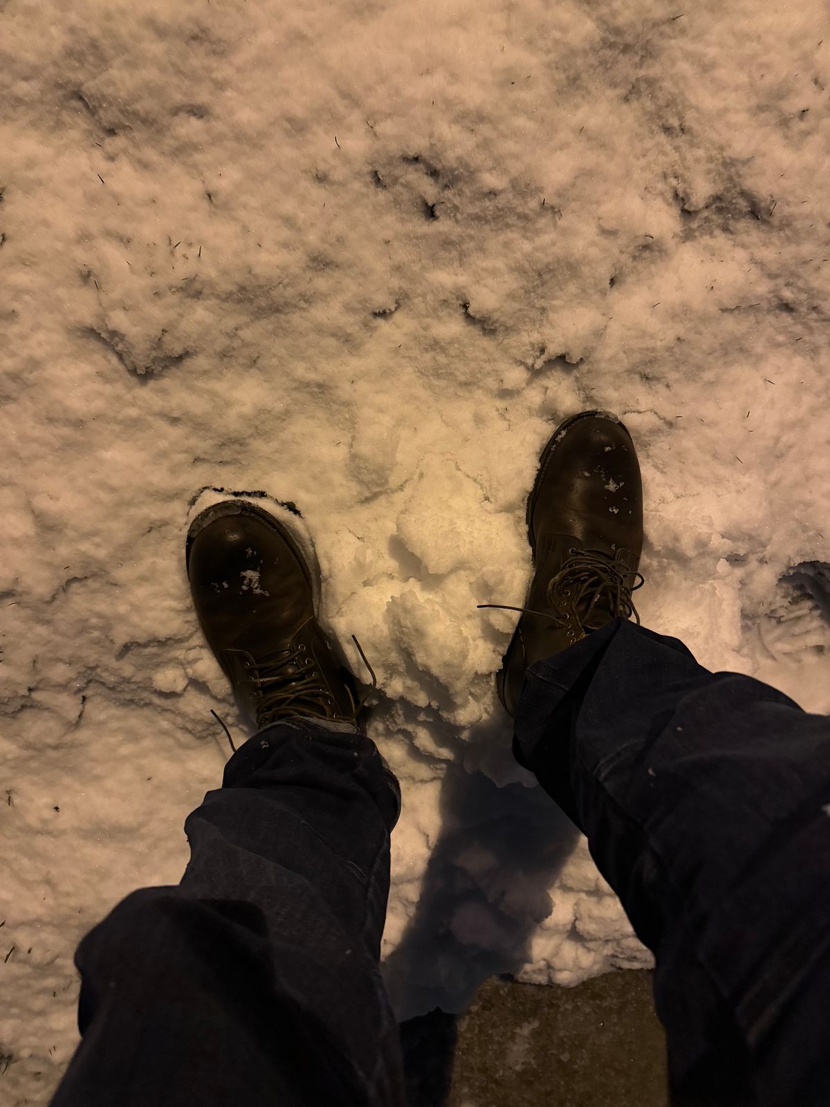 Photo by LewJay on January 9, 2024 of the Viberg Service Boot in C.F. Stead Whiskey Phoenix.