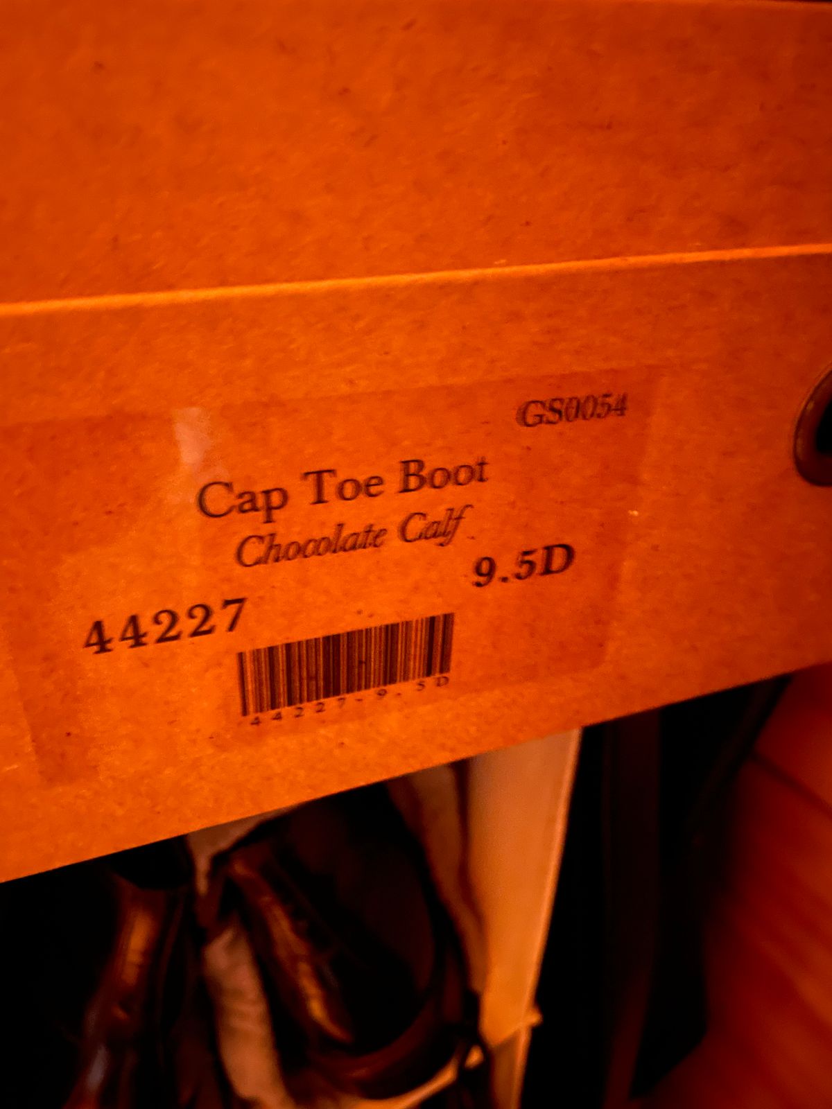 Photo by maturin on October 1, 2022 of the Grant Stone Cap Toe Boot in D'Annonay Choco Rusticalf.