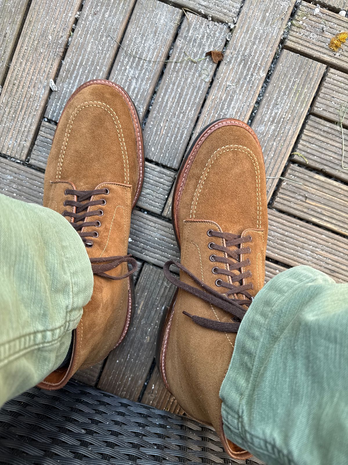 Photo by init on May 2, 2025 of the Alden Indy Boot in Snuff Suede.