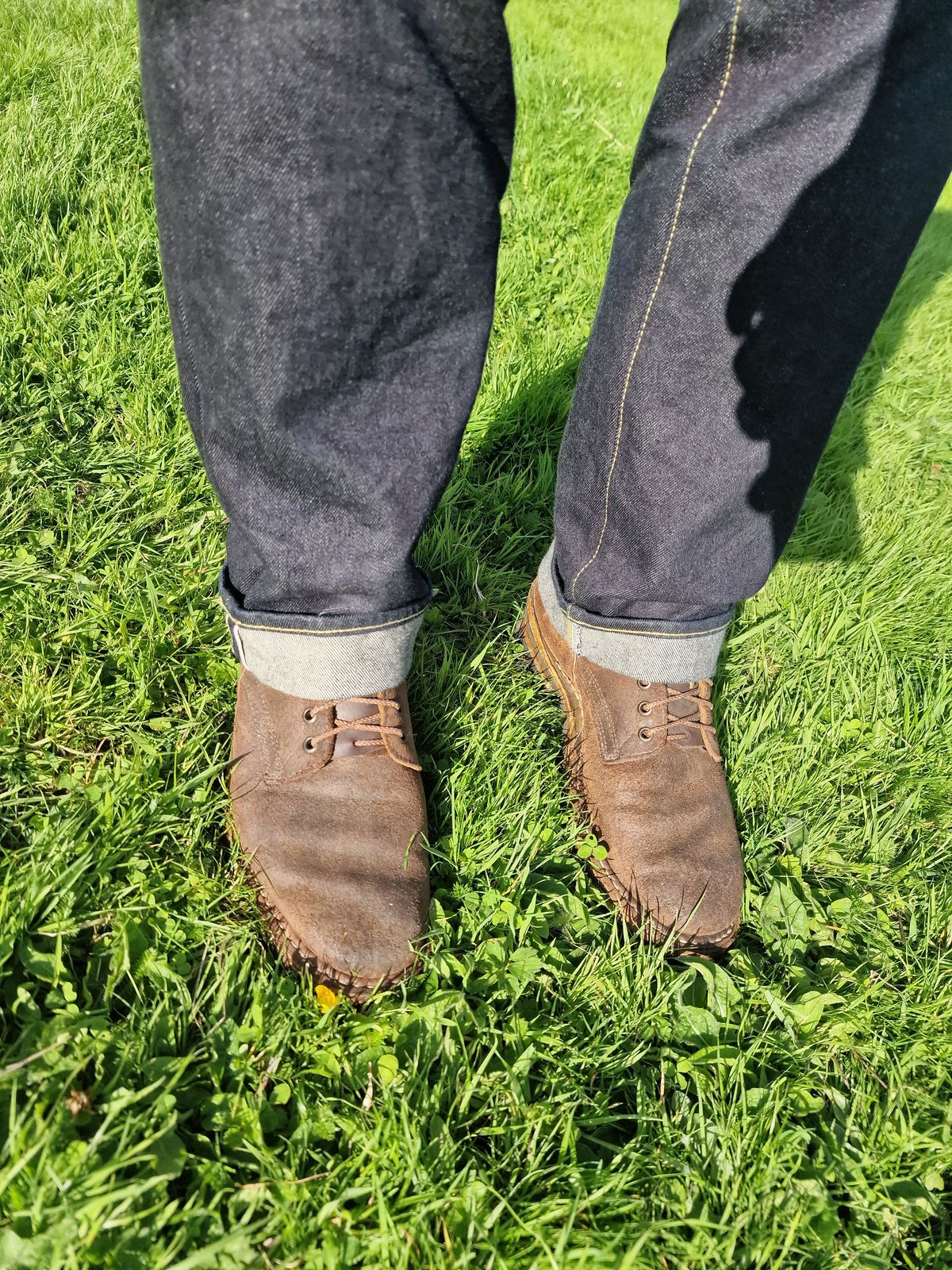 Photo by init on August 13, 2023 of the White's Bounty Hunter in Seidel Brown Roughout.