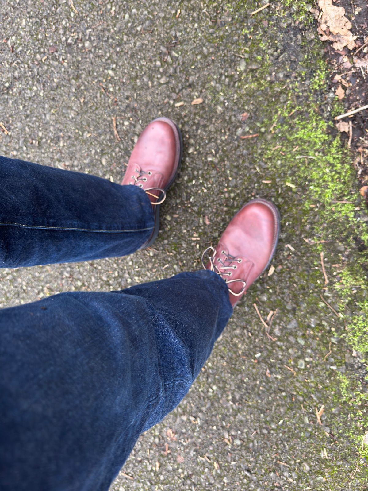 Photo by init on February 9, 2025 of the Viberg 145 Oxford in Maryam Brown Horsebutt.
