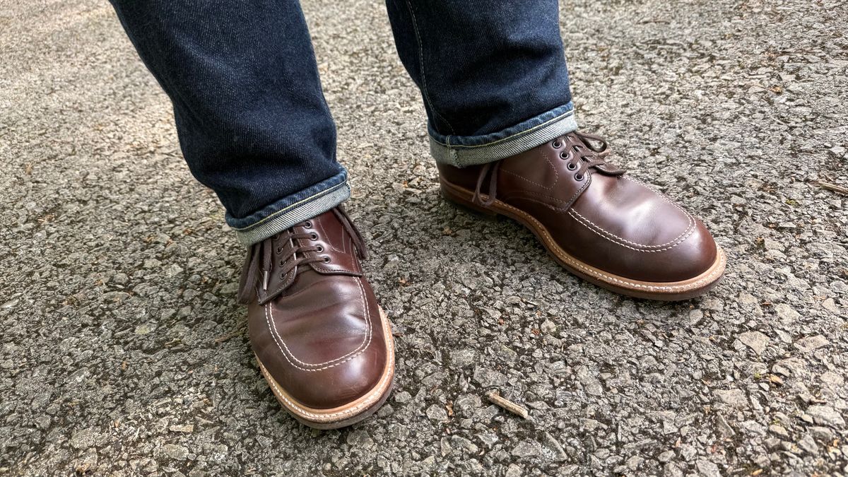 Photo by init on April 25, 2025 of the Alden Indy Boot in Horween Brown Chromexcel.