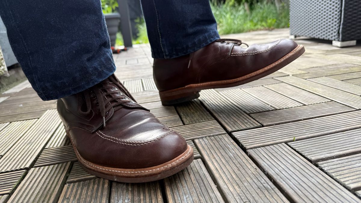 Photo by init on June 10, 2025 of the Alden Indy Boot in Horween Brown Chromexcel.