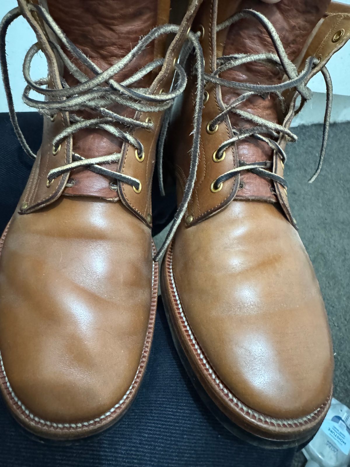 Photo by init on January 27, 2025 of the Iron Boots The Chosen One in Maryam Natural TPR Horsebutt.
