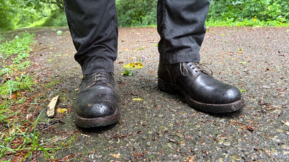 Photo by init on May 27, 2025 of the Viberg Boondocker in Maryam Black Horsebutt.