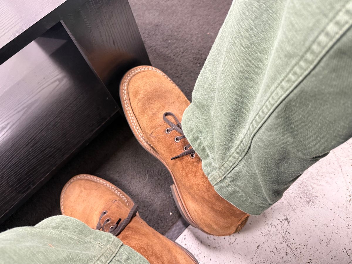 Photo by init on September 4, 2025 of the White's Semi-Dress in Seidel Distressed Roughout.