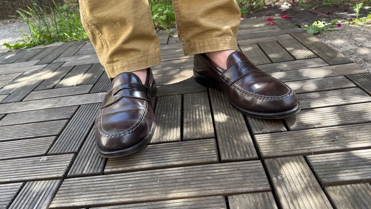 Photo by init on May 18, 2025 of the Alden Leisure Handsewn Moccasin in Horween Color 8 Shell Cordovan.