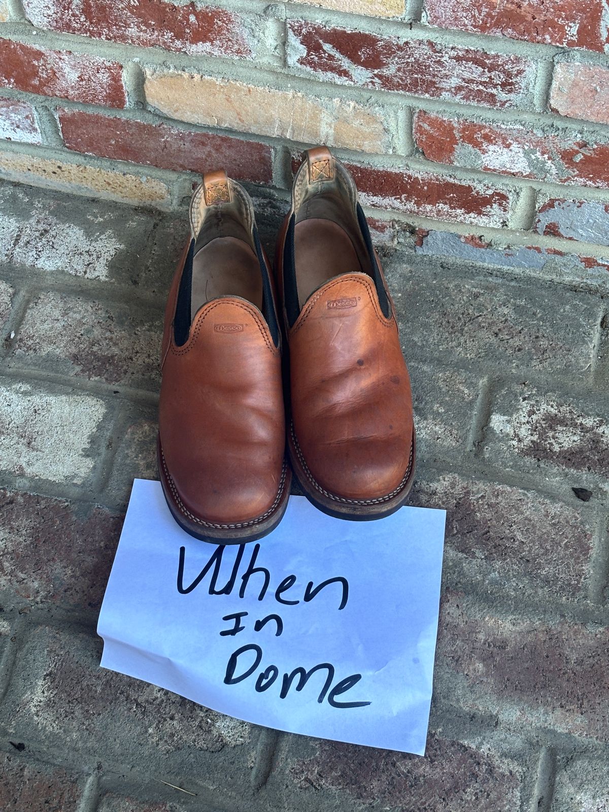 Photo by kspolini on November 4, 2024 of the Wesco Romeo in Maryam Natural Horsebutt.
