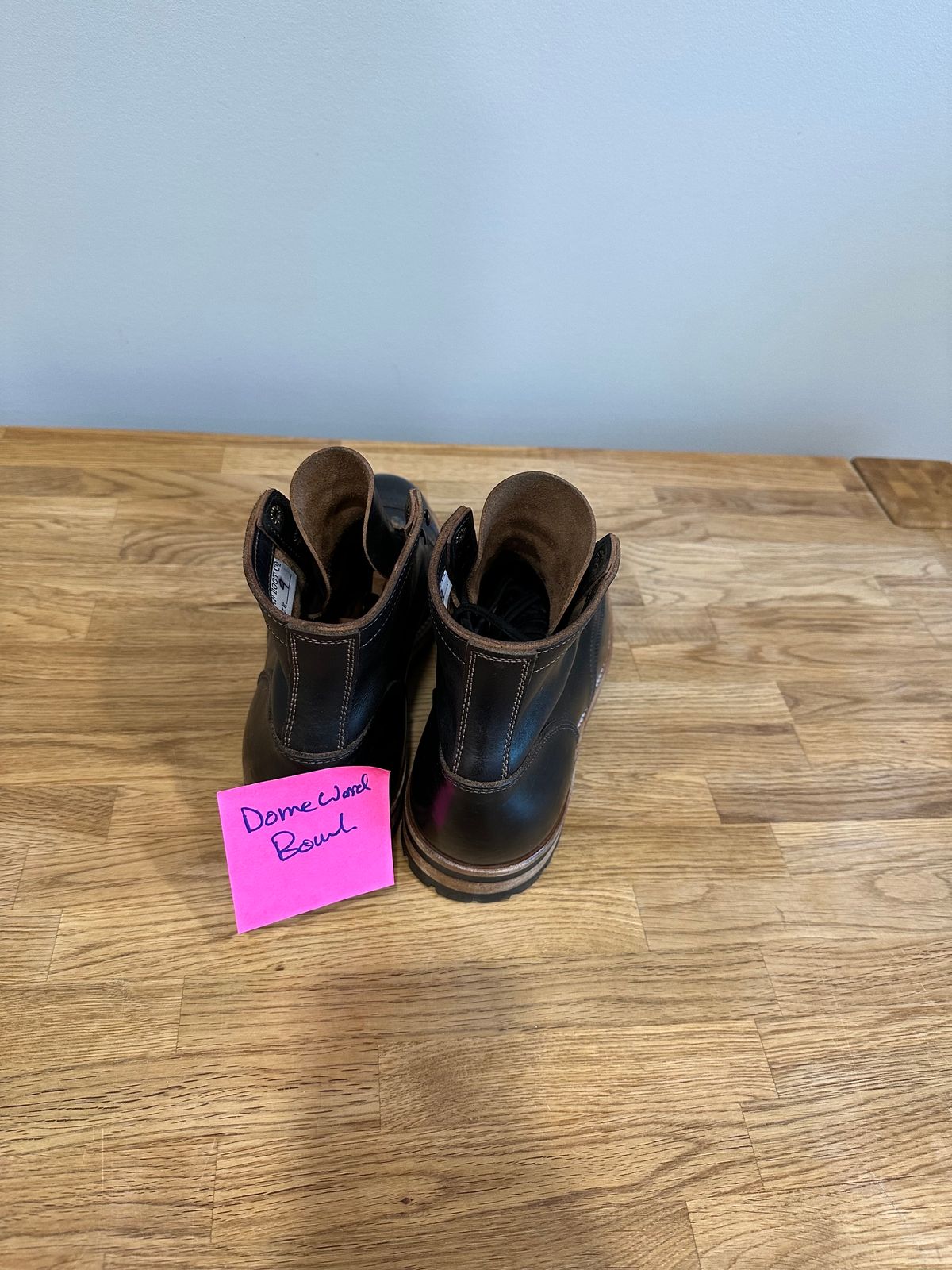 Photo by nerdingdirty on October 4, 2023 of the Truman Service Boot in Black Teacore.