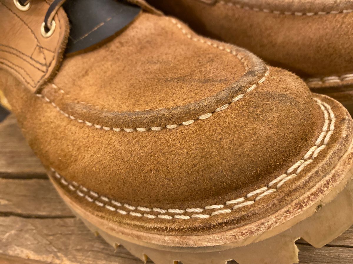Photo by bootbeater on October 9, 2023 of the Nicks DomePro in Seidel 1964 Tan Roughout.