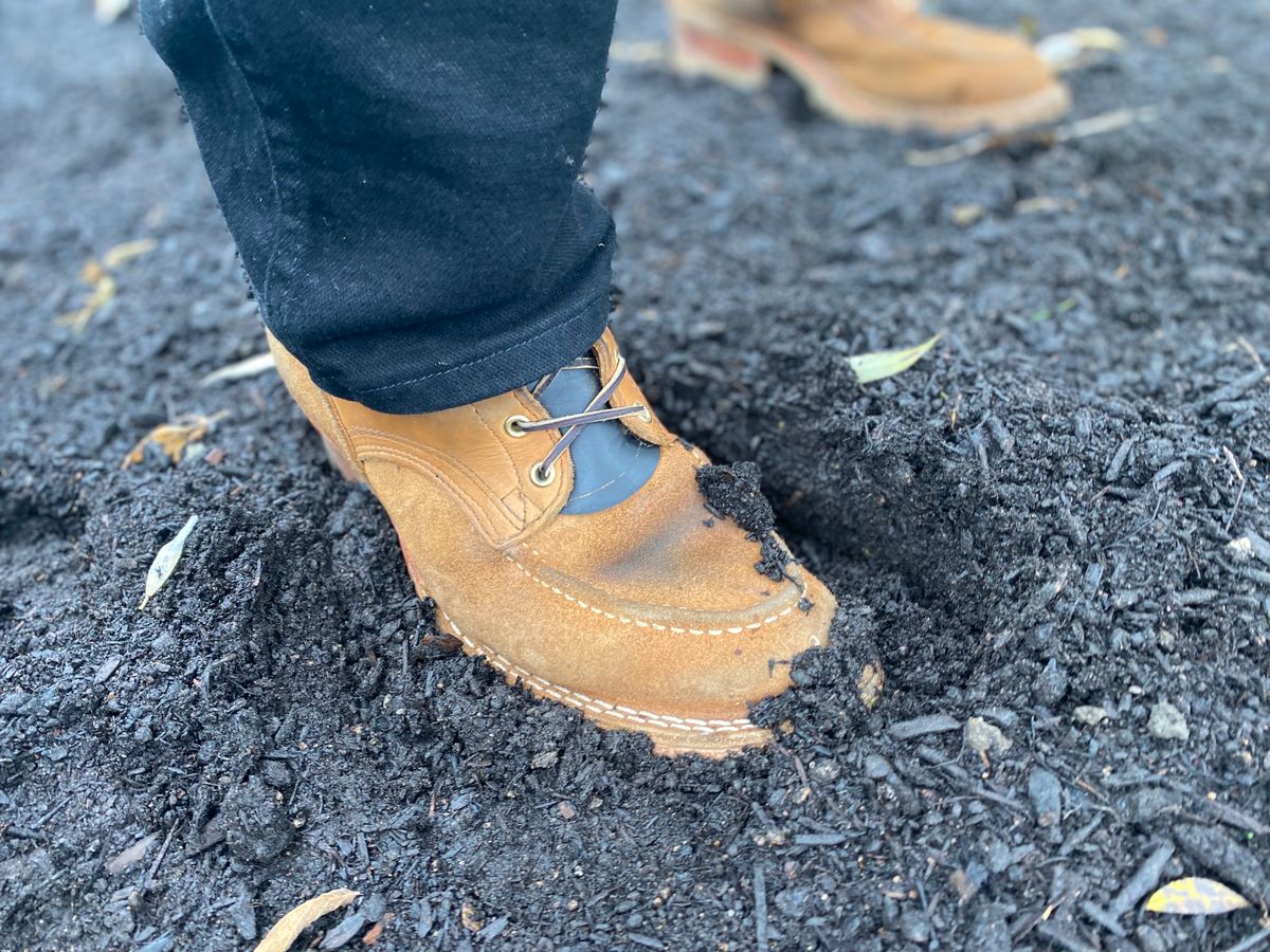 Photo by bootbeater on October 26, 2023 of the Nicks DomePro in Seidel 1964 Tan Roughout.
