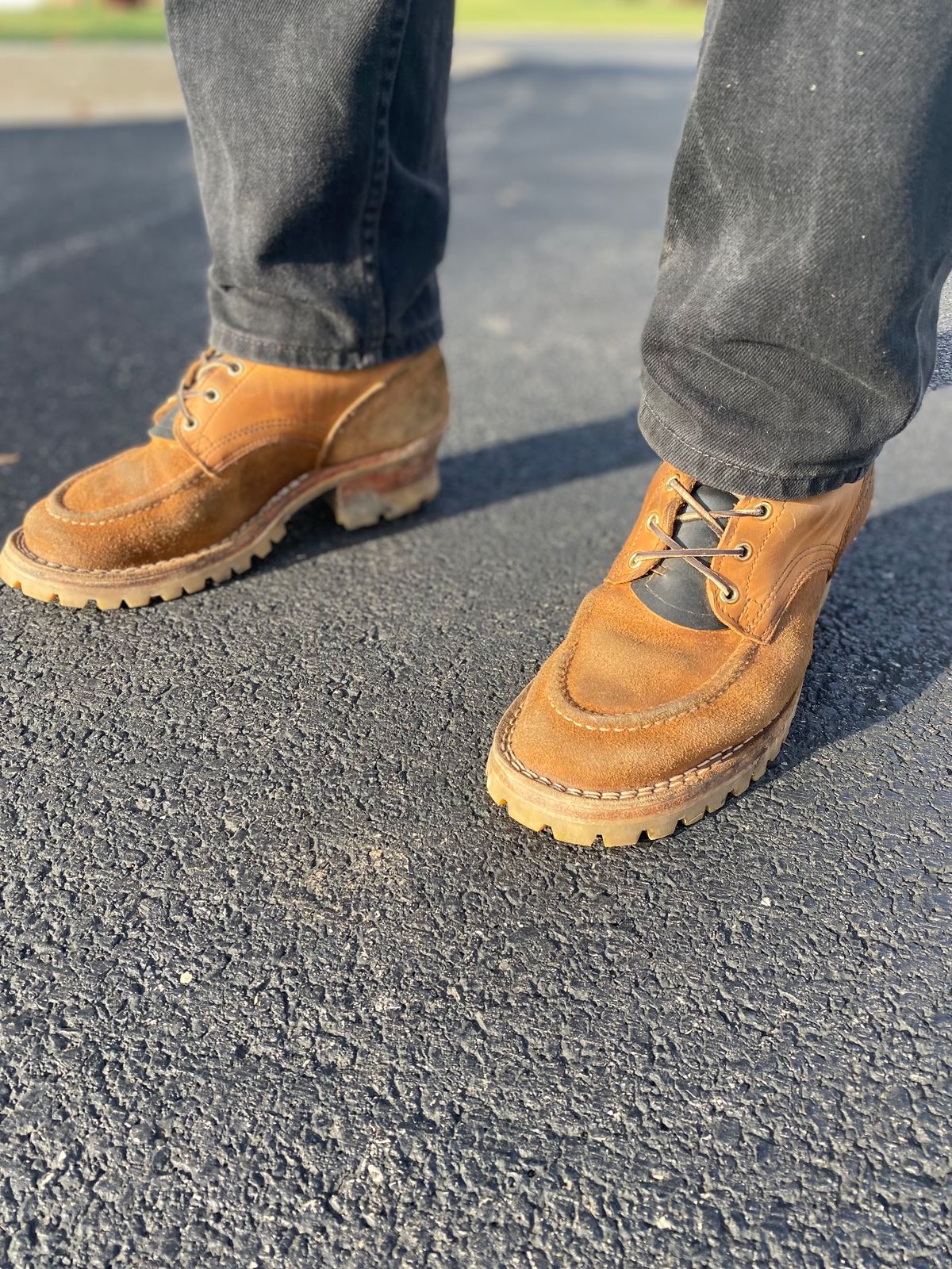 Photo by bootbeater on November 6, 2023 of the Nicks DomePro in Seidel 1964 Tan Roughout.