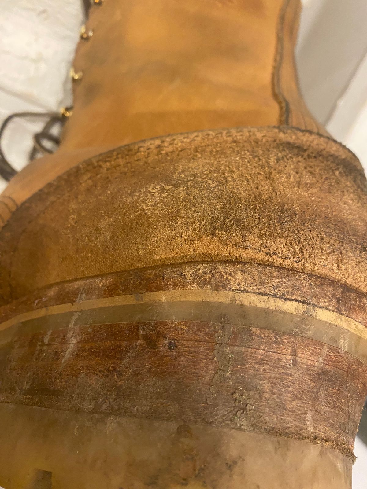 Photo by bootbeater on November 16, 2023 of the Nicks DomePro in Seidel 1964 Tan Roughout.