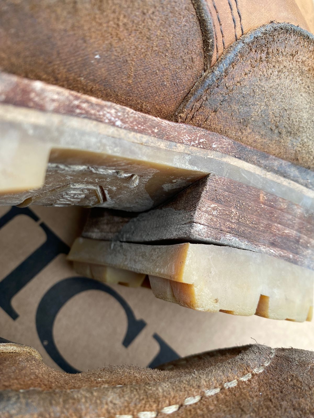 Photo by bootbeater on December 4, 2023 of the Nicks DomePro in Seidel 1964 Tan Roughout.