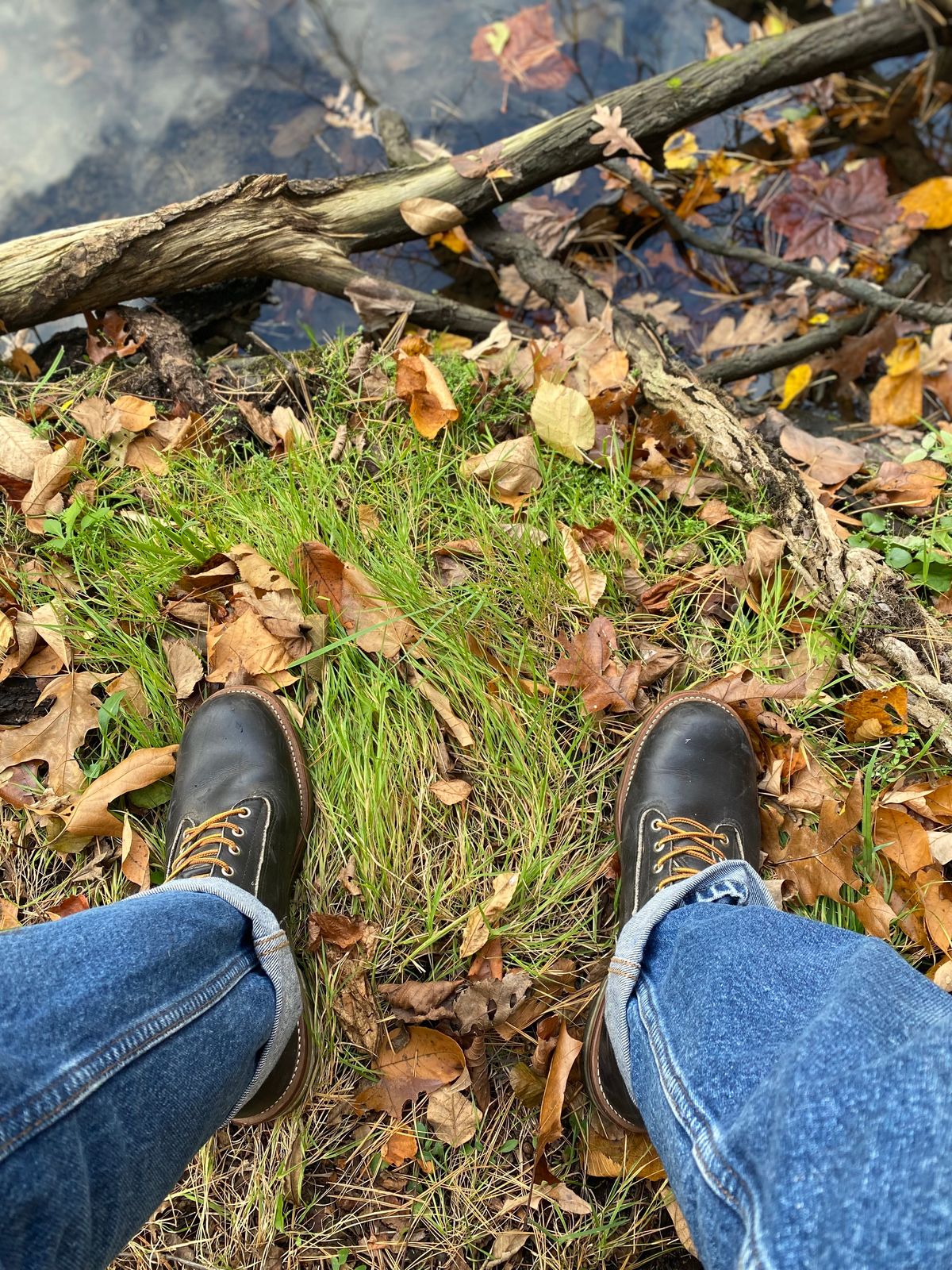 Photo by bootbeater on October 25, 2024 of the Red Wing 919 Climber Vtg. 1983 in S.B. Foot Black Chrome.