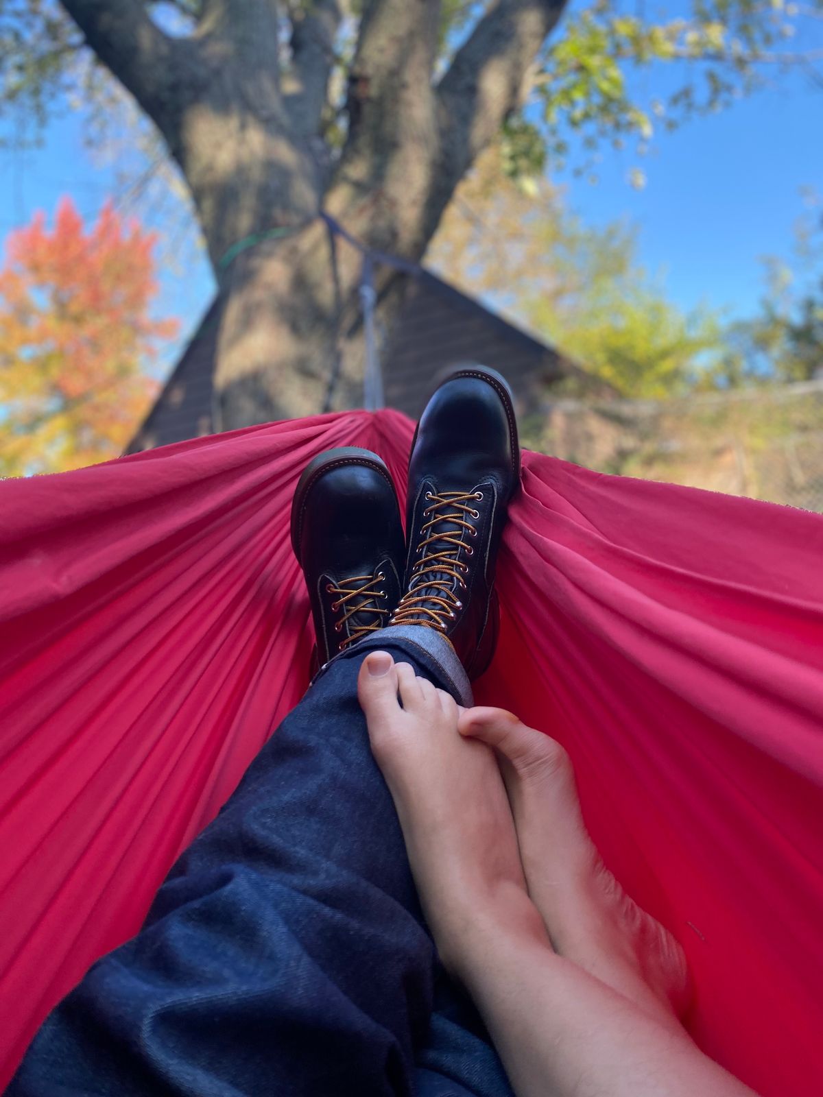 Photo by bootbeater on October 20, 2024 of the Red Wing 919 Climber Vtg. 1983 in S.B. Foot Black Chrome.