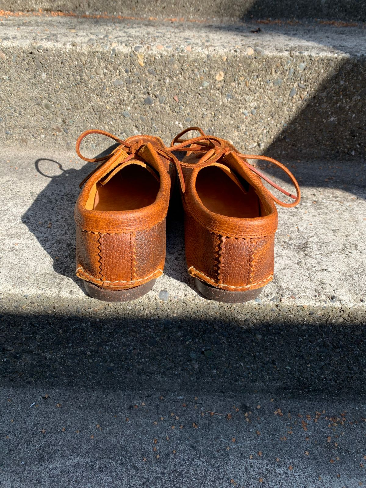 Photo by plumbluck2 on October 2, 2022 of the Yuketen Blucher with Kiltie in Unlisted Leather.