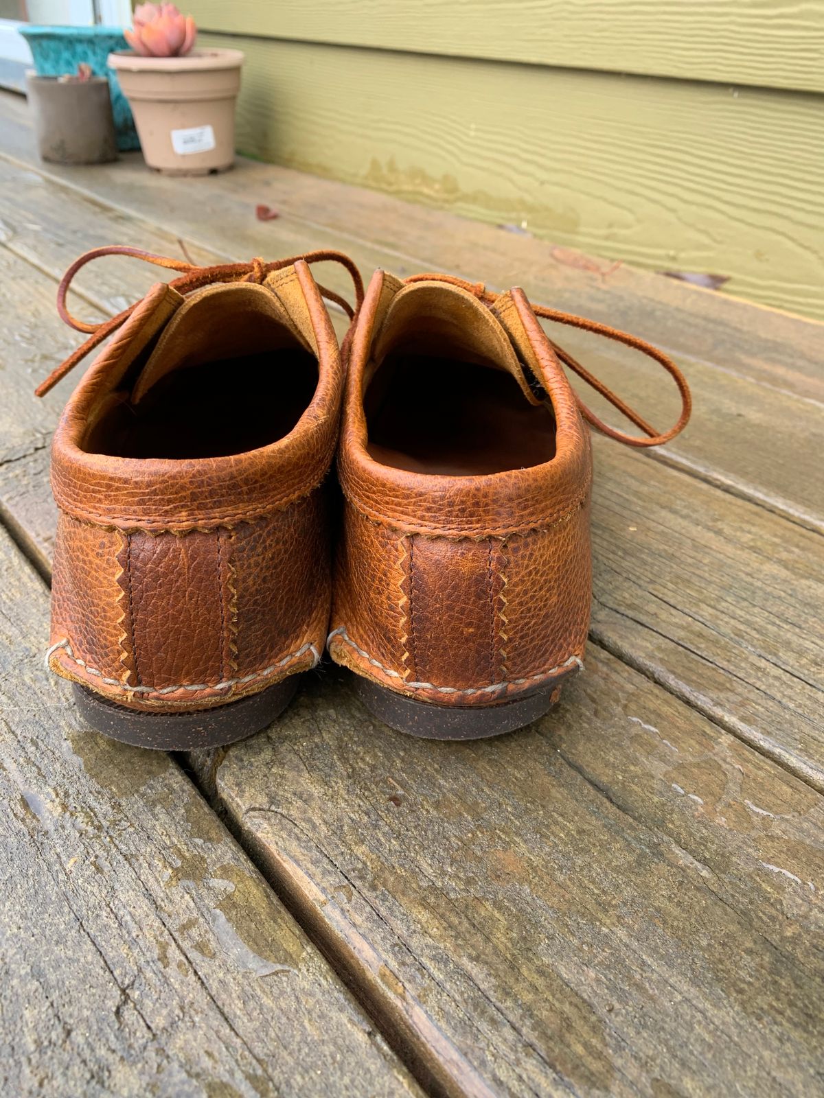 Photo by plumbluck2 on December 5, 2022 of the Yuketen Blucher with Kiltie in Unlisted Leather.