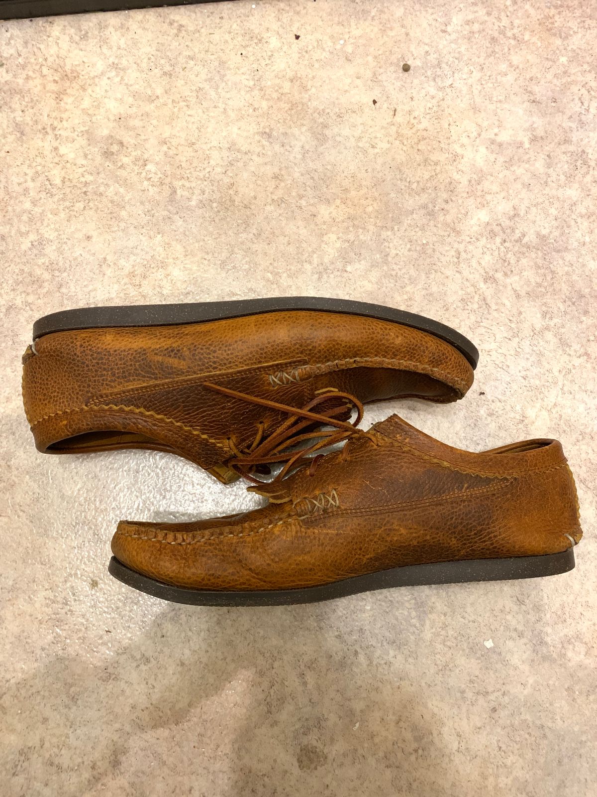Photo by plumbluck2 on January 6, 2023 of the Yuketen Blucher with Kiltie in Unlisted Leather.
