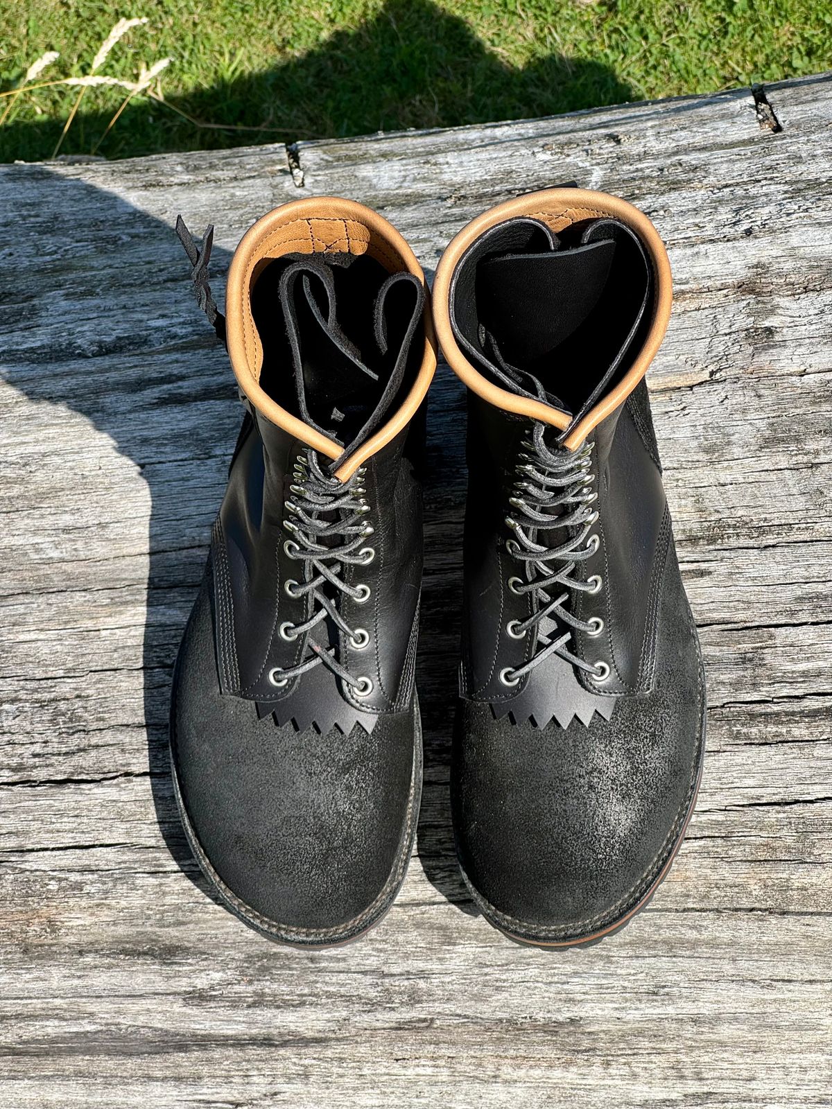 Photo by baschdln on September 2, 2024 of the Self-Made 10” Work Boots in Waterproof Cow-hide.