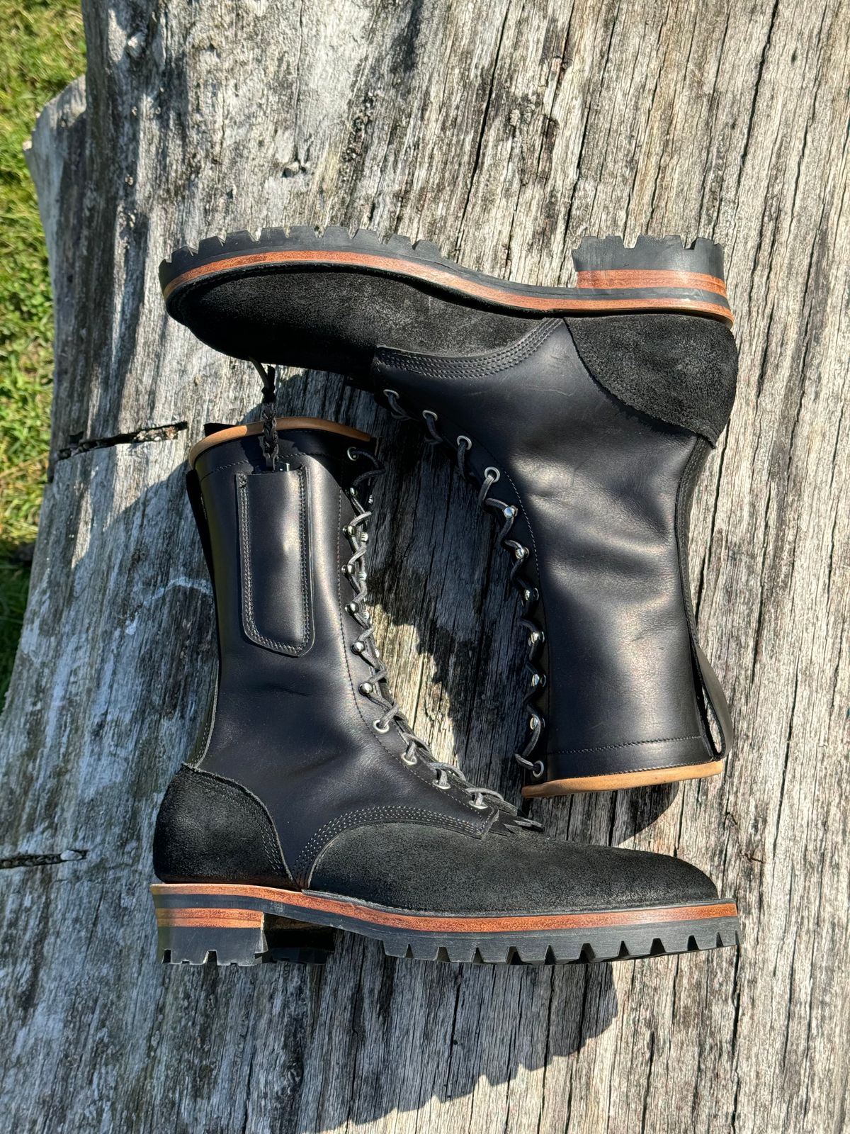 Photo by baschdln on September 2, 2024 of the Self-Made 10” Work Boots in Waterproof Cow-hide.