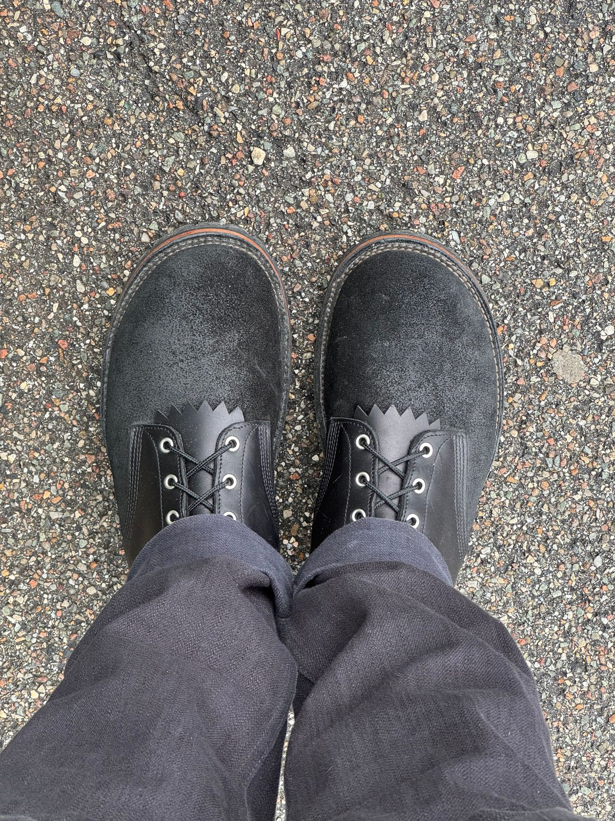 Photo by baschdln on September 9, 2024 of the Self-Made 10” Work Boots in Waterproof Cow-hide.