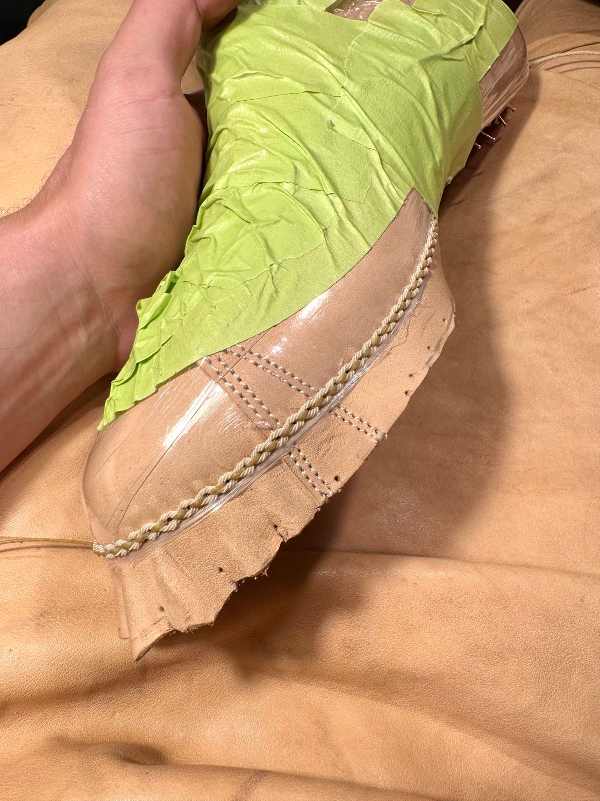 Photo by baschdln on September 17, 2024 of the Self-Made Monkey Boot in Conceria Cloe Crust Horsebutt.