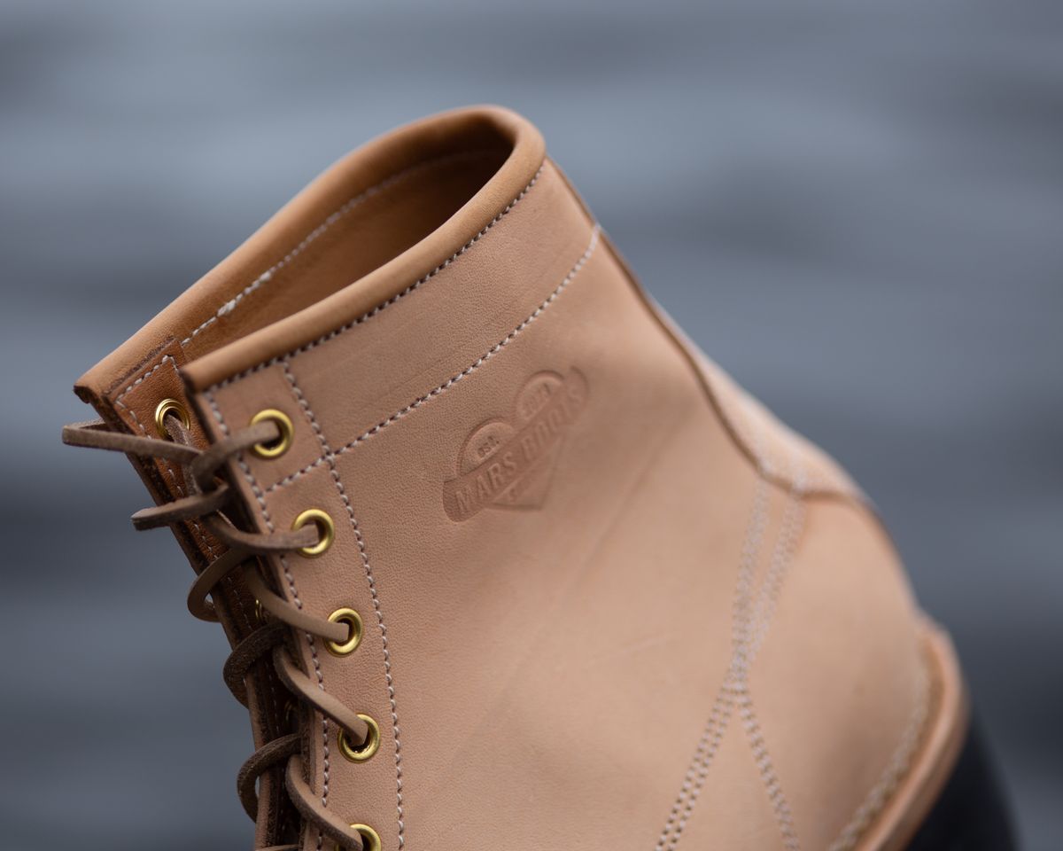 Photo by baschdln on October 10, 2024 of the Self-Made Monkey Boot in Conceria Cloe Crust Horsebutt.