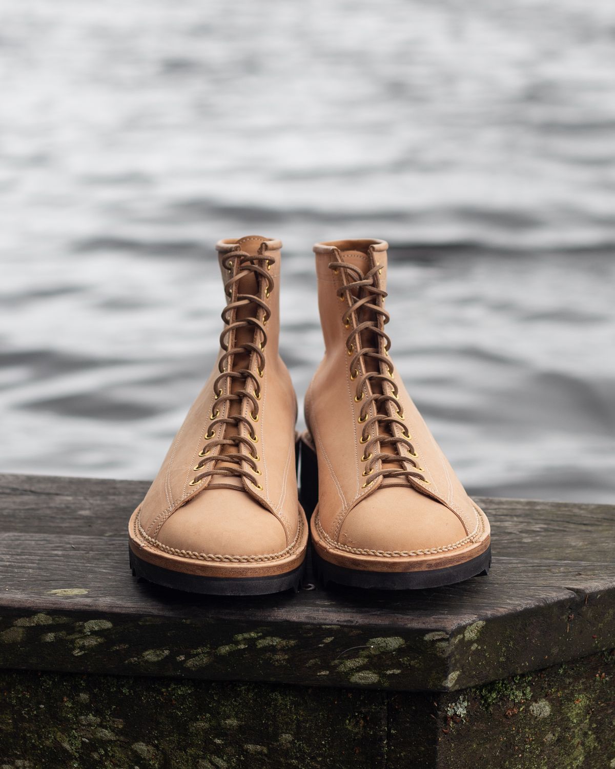 Photo by baschdln on October 10, 2024 of the Self-Made Monkey Boot in Conceria Cloe Crust Horsebutt.