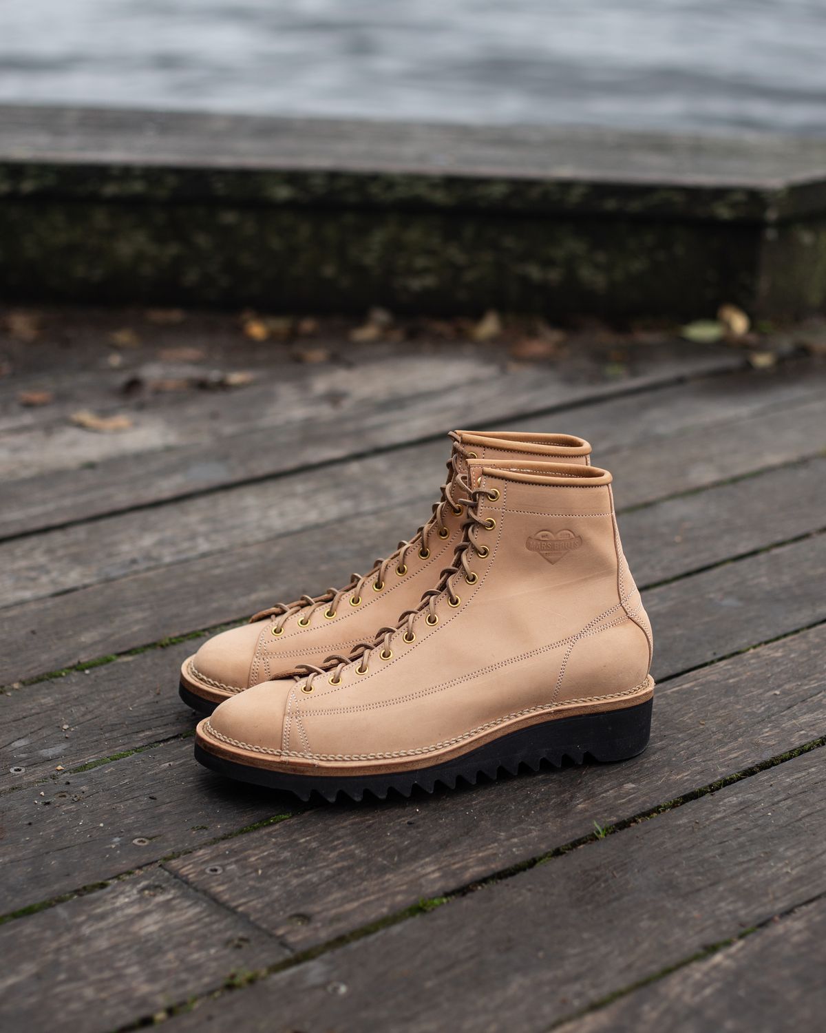 Photo by baschdln on October 10, 2024 of the Self-Made Monkey Boot in Conceria Cloe Crust Horsebutt.