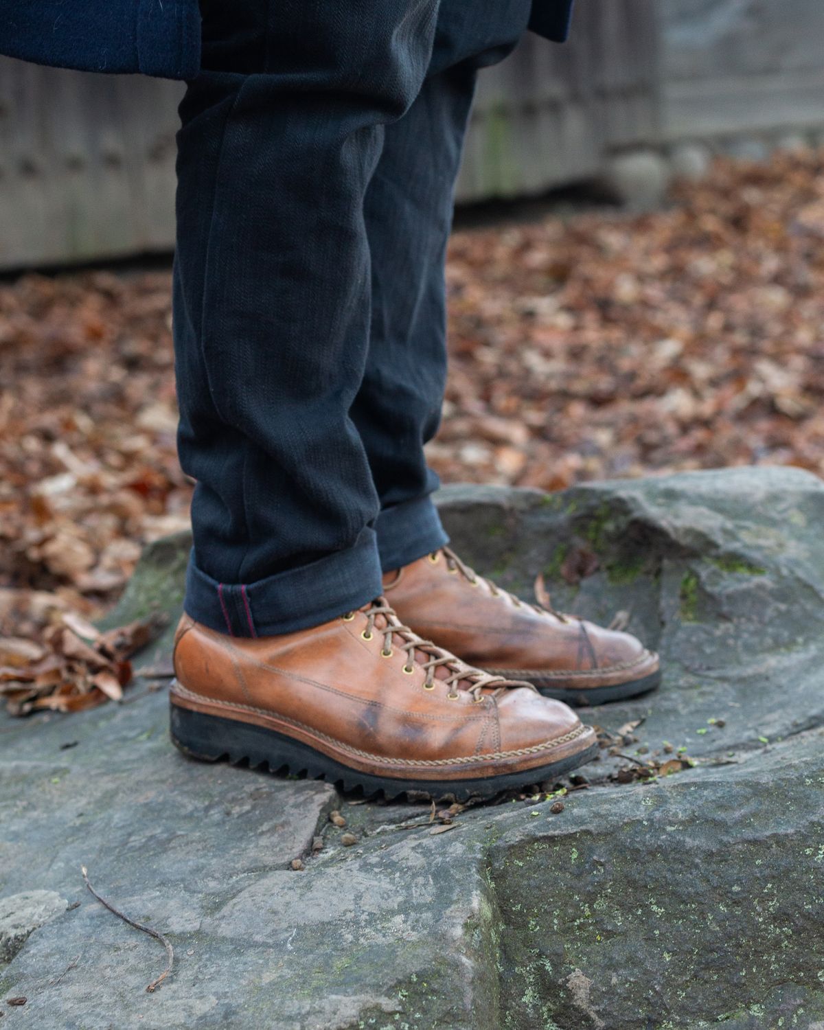 Photo by baschdln on December 1, 2024 of the Self-Made Monkey Boot in Conceria Cloe Crust Horsebutt.