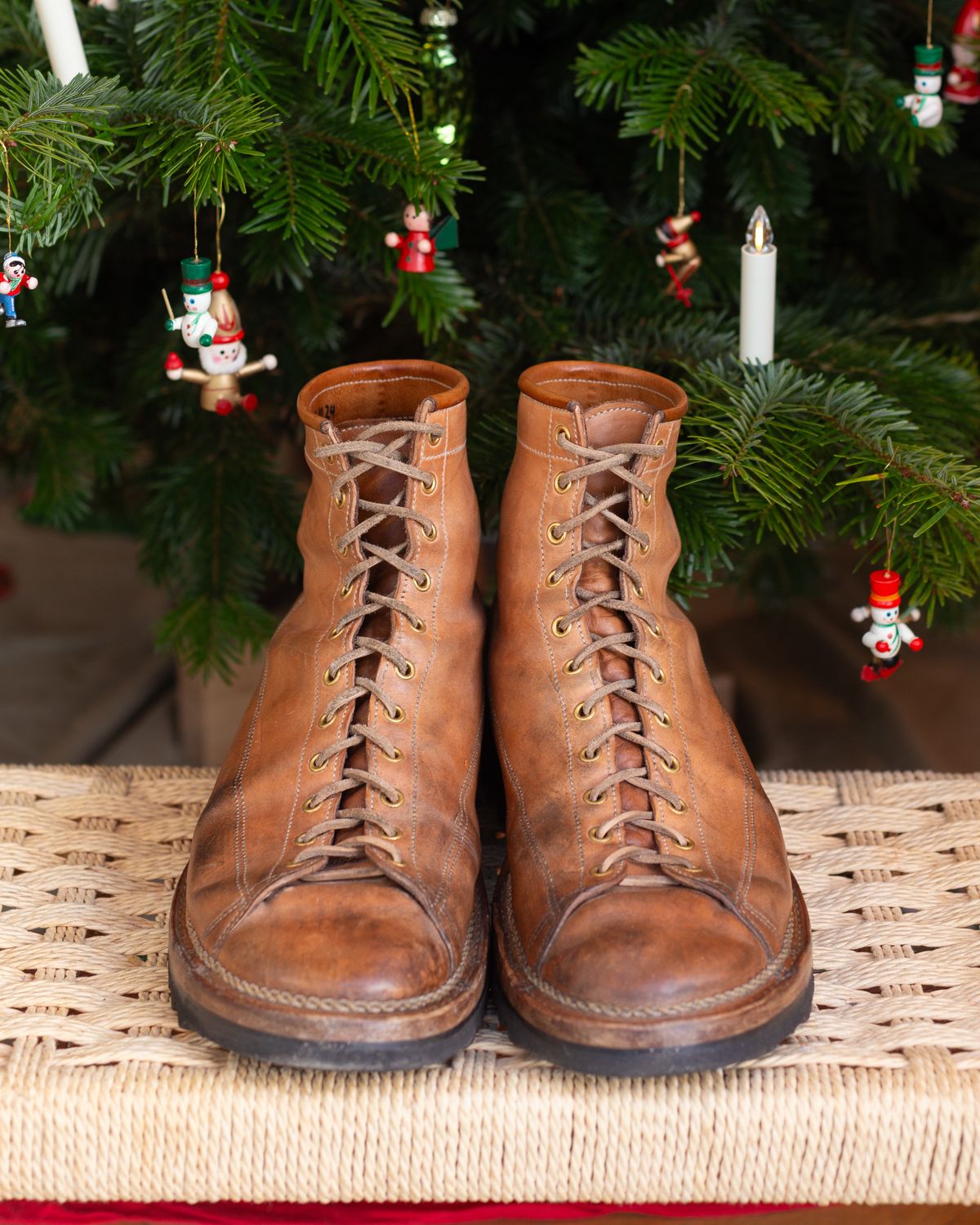 Photo by baschdln on December 1, 2024 of the Self-Made Monkey Boot in Conceria Cloe Crust Horsebutt.