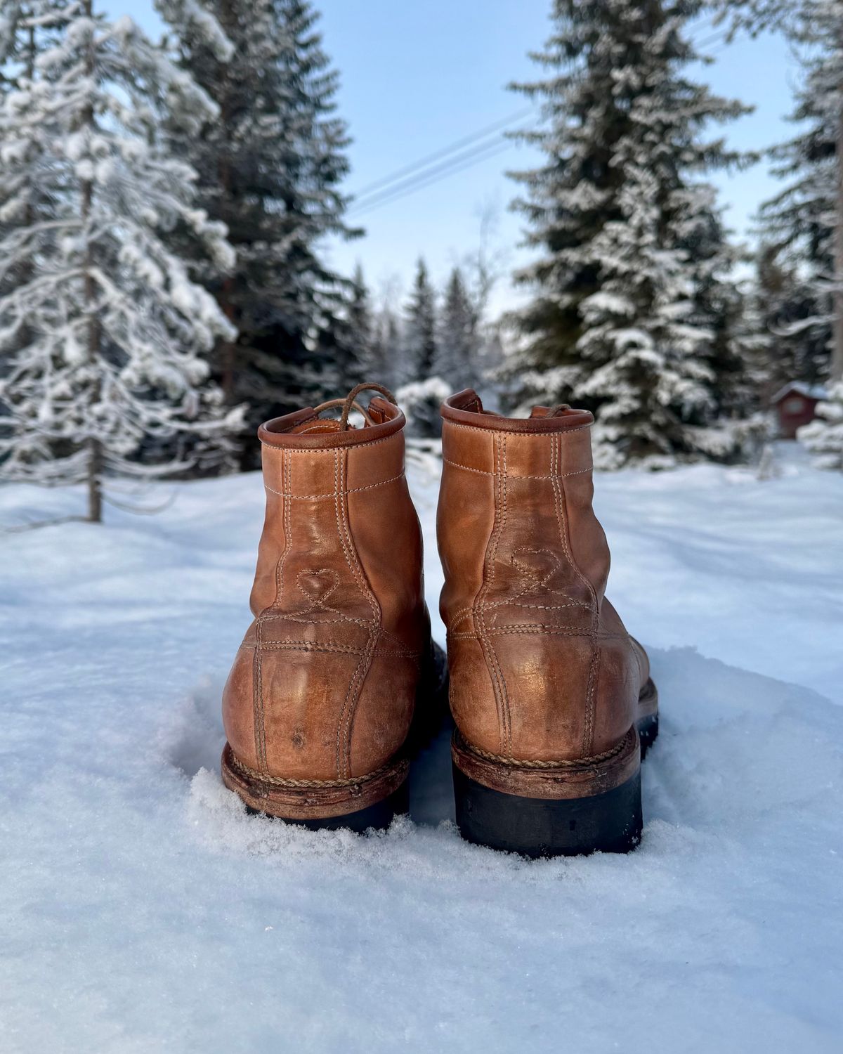Photo by baschdln on January 5, 2025 of the Self-Made Monkey Boot in Conceria Cloe Crust Horsebutt.