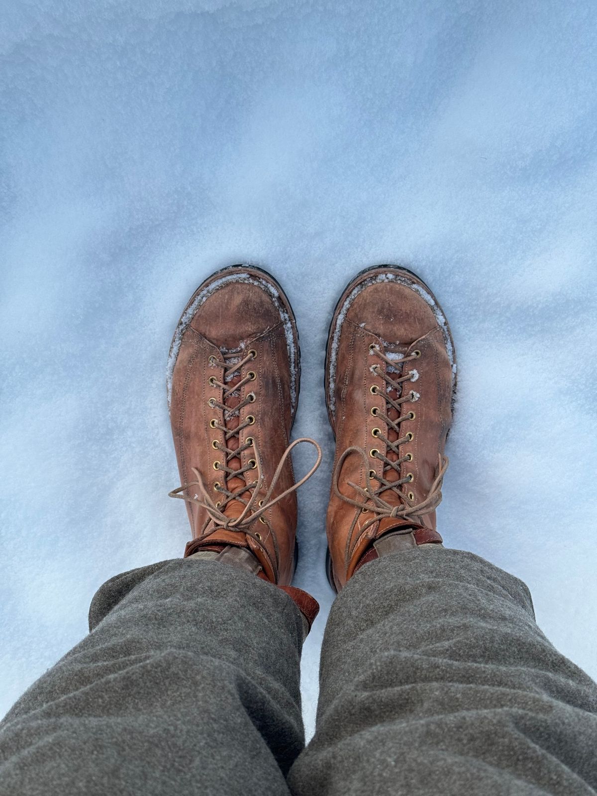 Photo by baschdln on January 5, 2025 of the Self-Made Monkey Boot in Conceria Cloe Crust Horsebutt.