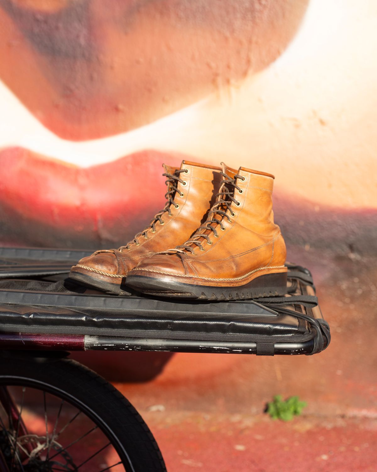 Photo by baschdln on February 2, 2025 of the Self-Made Monkey Boot in Conceria Cloe Crust Horsebutt.