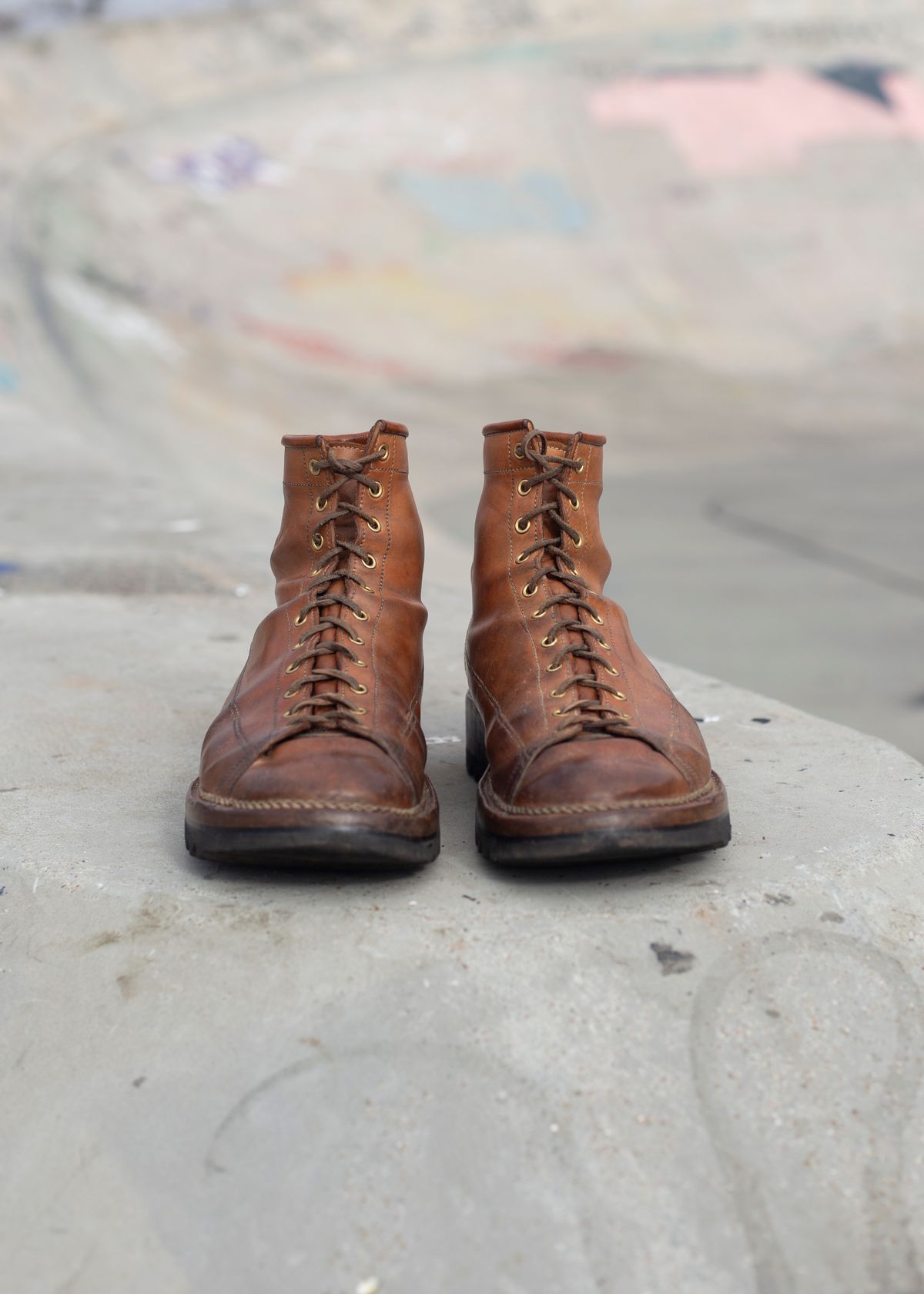 Photo by baschdln on February 28, 2025 of the Self-Made Monkey Boot in Conceria Cloe Crust Horsebutt.